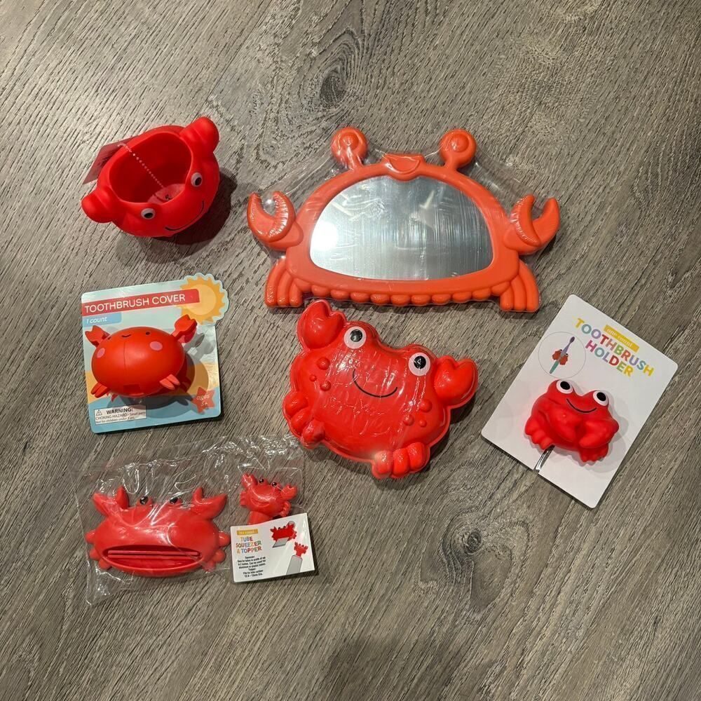 Kid's Crab Bath Set 6 Pieces